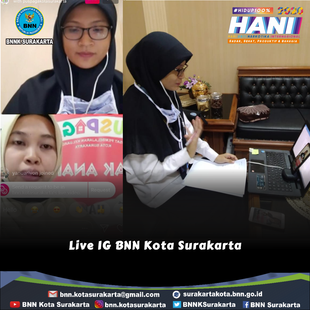 Live IG BNN Kota Surakarta bersama Puspaga Kota Surakarta Live IG BNN Kota Surakarta bersama Puspaga Kota Surakarta