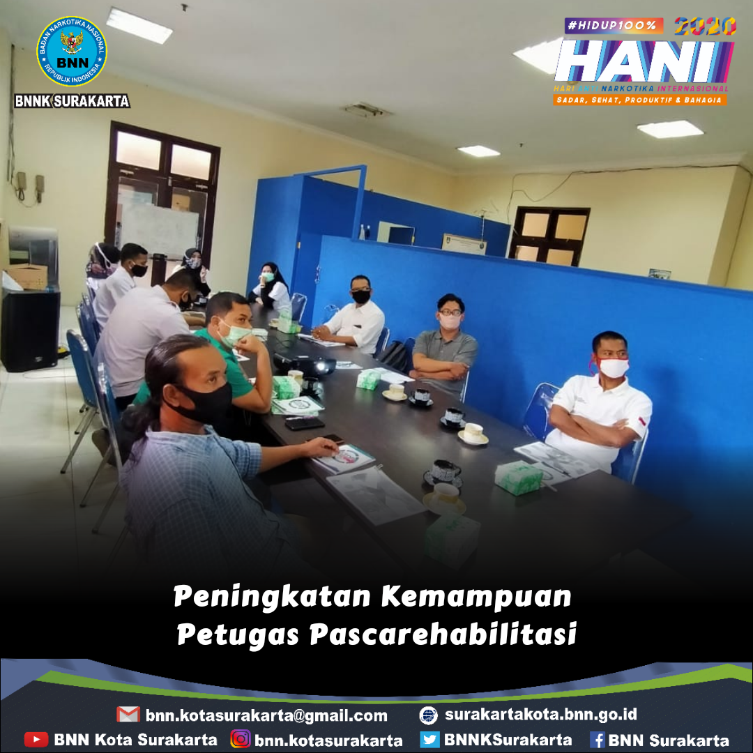 Peningkatan Kemampuan Petugas Pascarehabilitasi dalam rangka Pembekalan Agen Pemulihan Peningkatan Kemampuan Petugas Pascarehabilitasi dalam rangka Pembekalan Agen Pemulihan