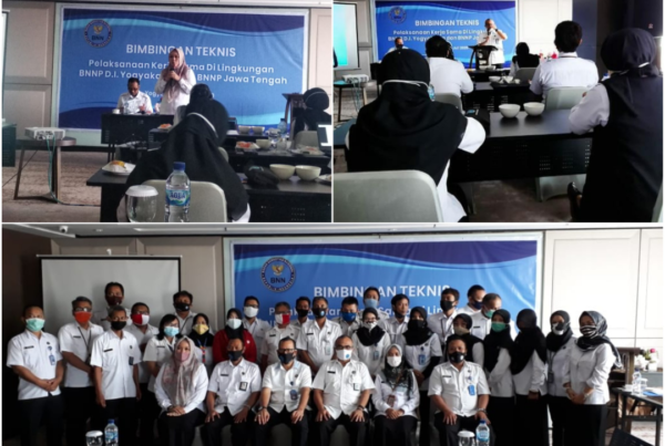 Bimbingan Teknis Pelaksanaan Kerjasama di Lingkungan BNNP Jateng dan BNNP DIY