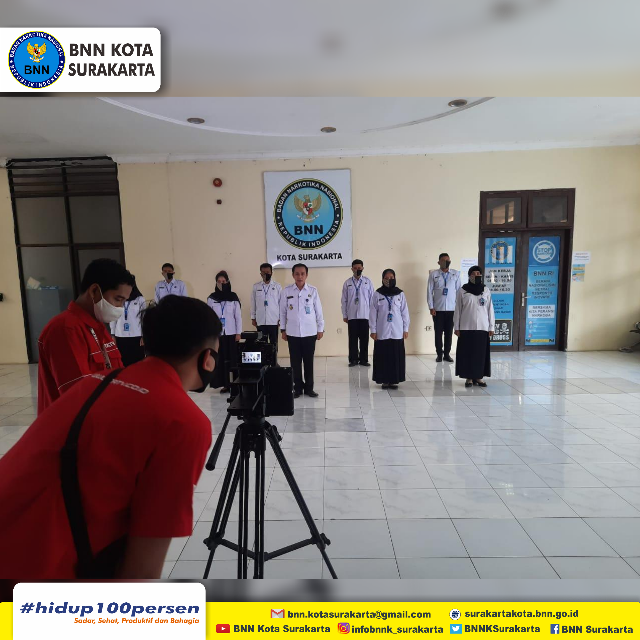 Pengambilan Video Iklan Layanan Masyarakat BNN Kota Surakarta di TATV Surakarta Pengambilan Video Iklan Layanan Masyarakat BNN Kota Surakarta di TATV Surakarta