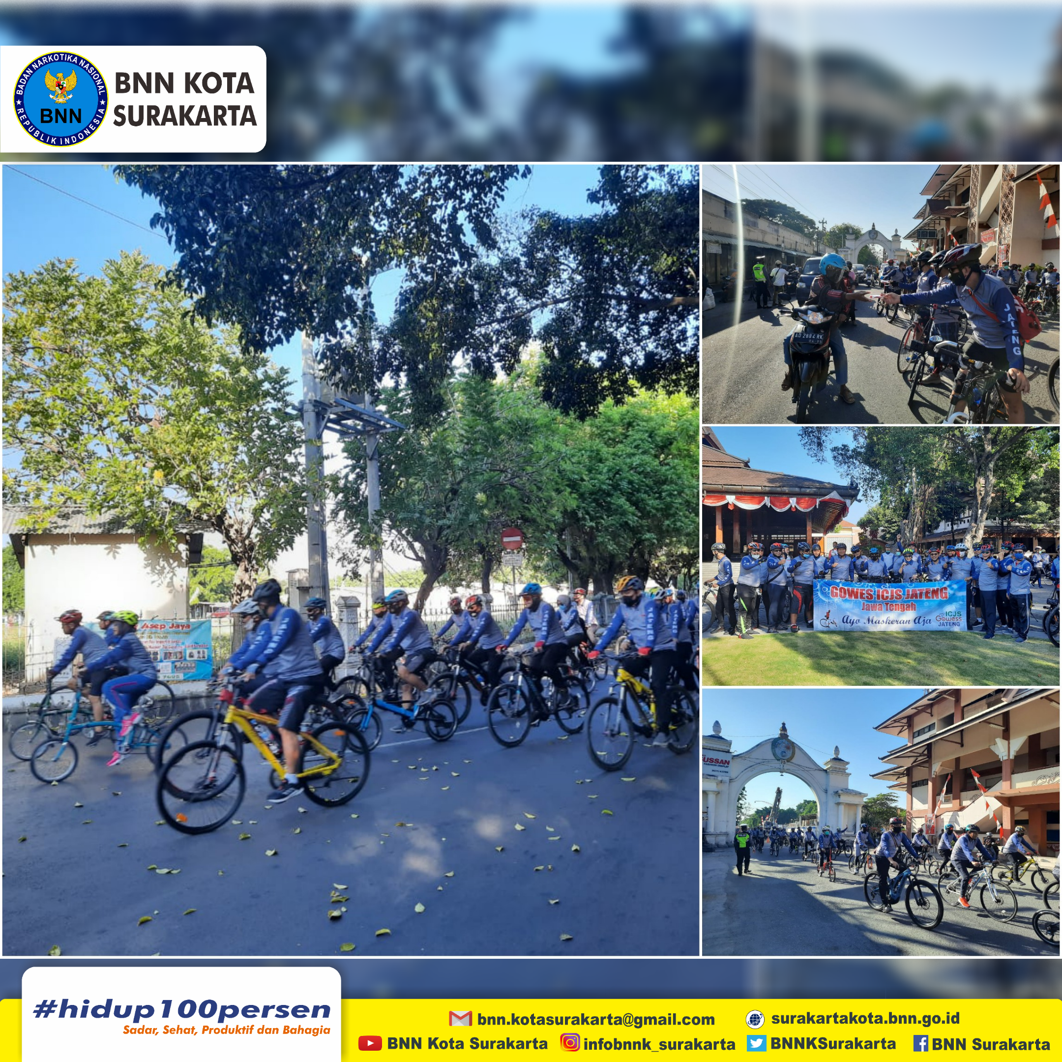 Gowes Bersama Intergrated Criminal Justice System (ICJS) Jawa Tengah Gowes Bersama Intergrated Criminal Justice System (ICJS) Jawa Tengah