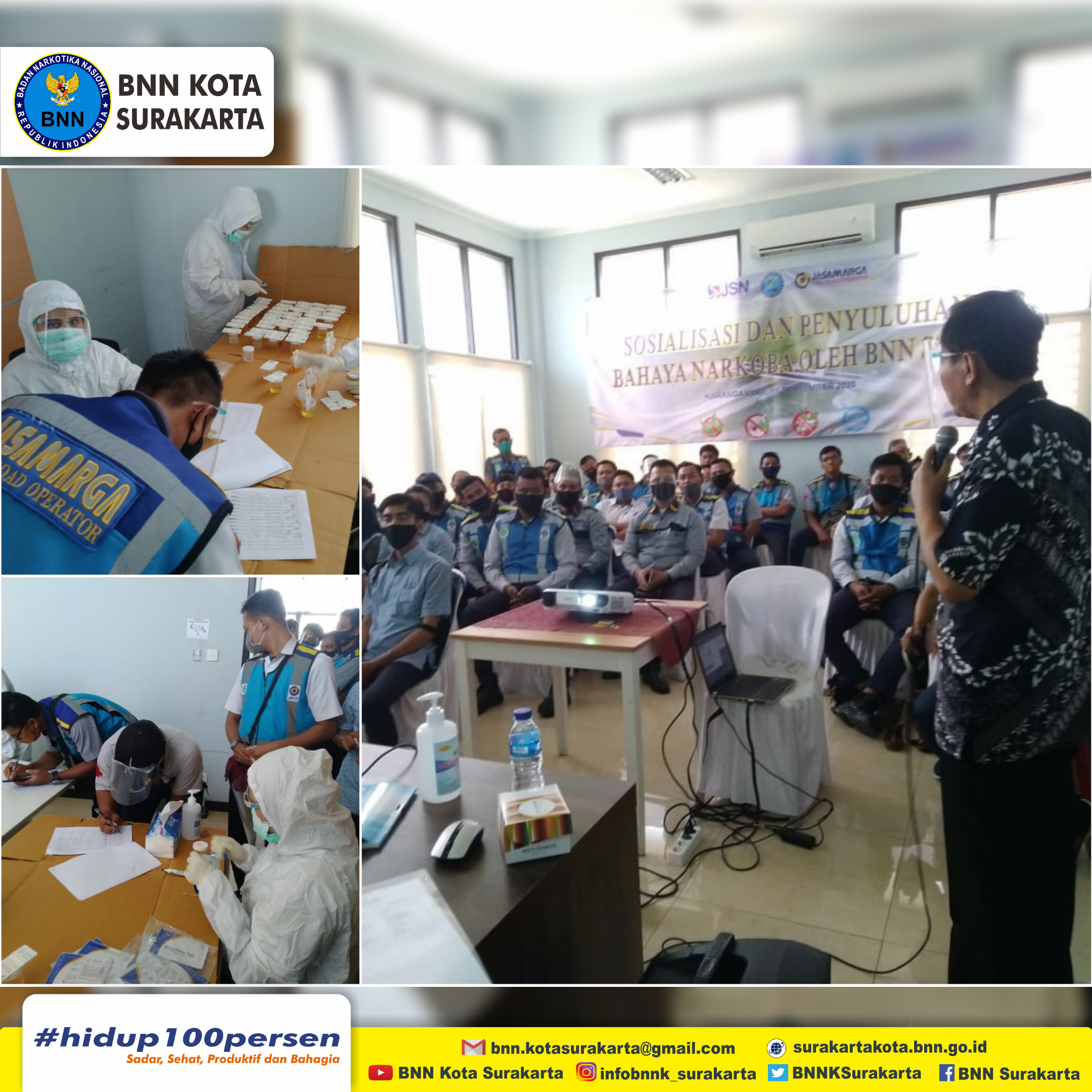 Test Urine di PT. Jasa Marga Toll Ruas Solo-Ngawi Test Urine di PT. Jasa Marga Toll Ruas Solo-Ngawi