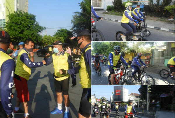 Gowes Bersama Komisi III DPR RI dan PJU Polda Jawa Tengah di Wilayah Surakarta