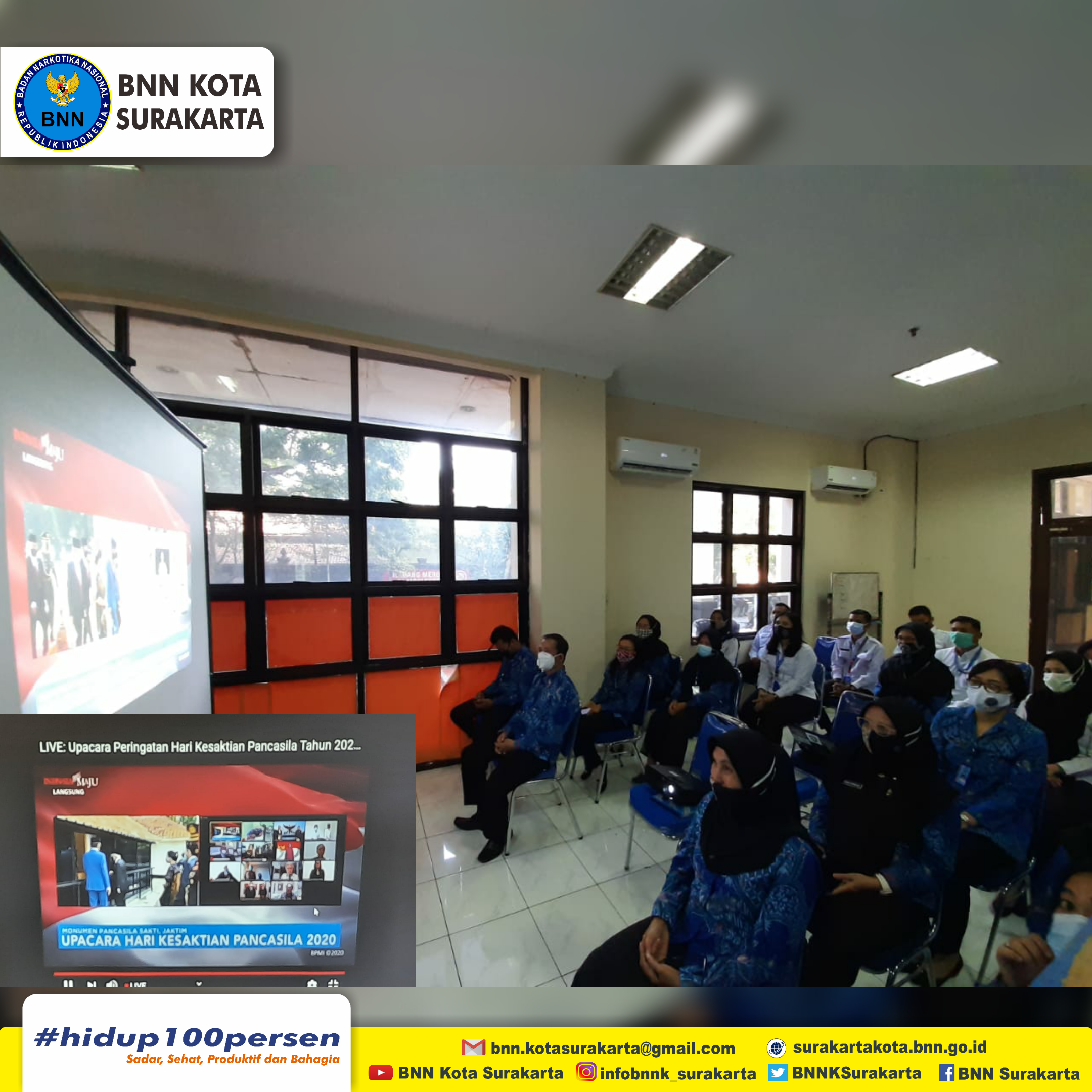 Upacara Peringatan Hari Kesaktian Pancasila Tahun 2020 Secara Virtual Langsung dari Monumen Pancasila Sakti Lubang Buaya Jakarta Timur Upacara Peringatan Hari Kesaktian Pancasila Tahun 2020 Secara Virtual Langsung dari Monumen Pancasila Sakti Lubang Buaya Jakarta Timur
