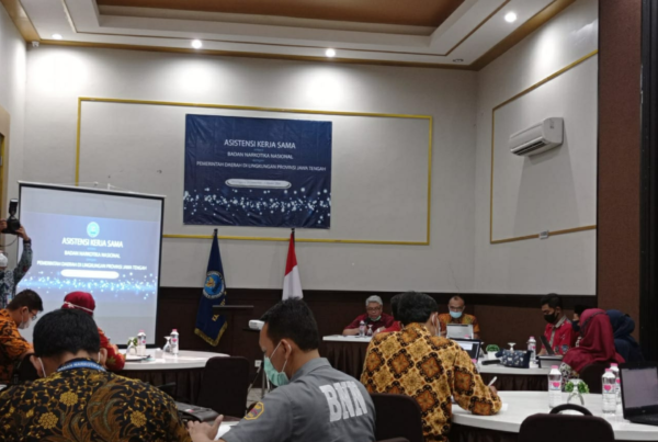 Asistensi Kerja Sama antara Badan Narkotika Nasional dengan Pemerintah Daerah di Lingkungan Provinsi Jawa Tengah