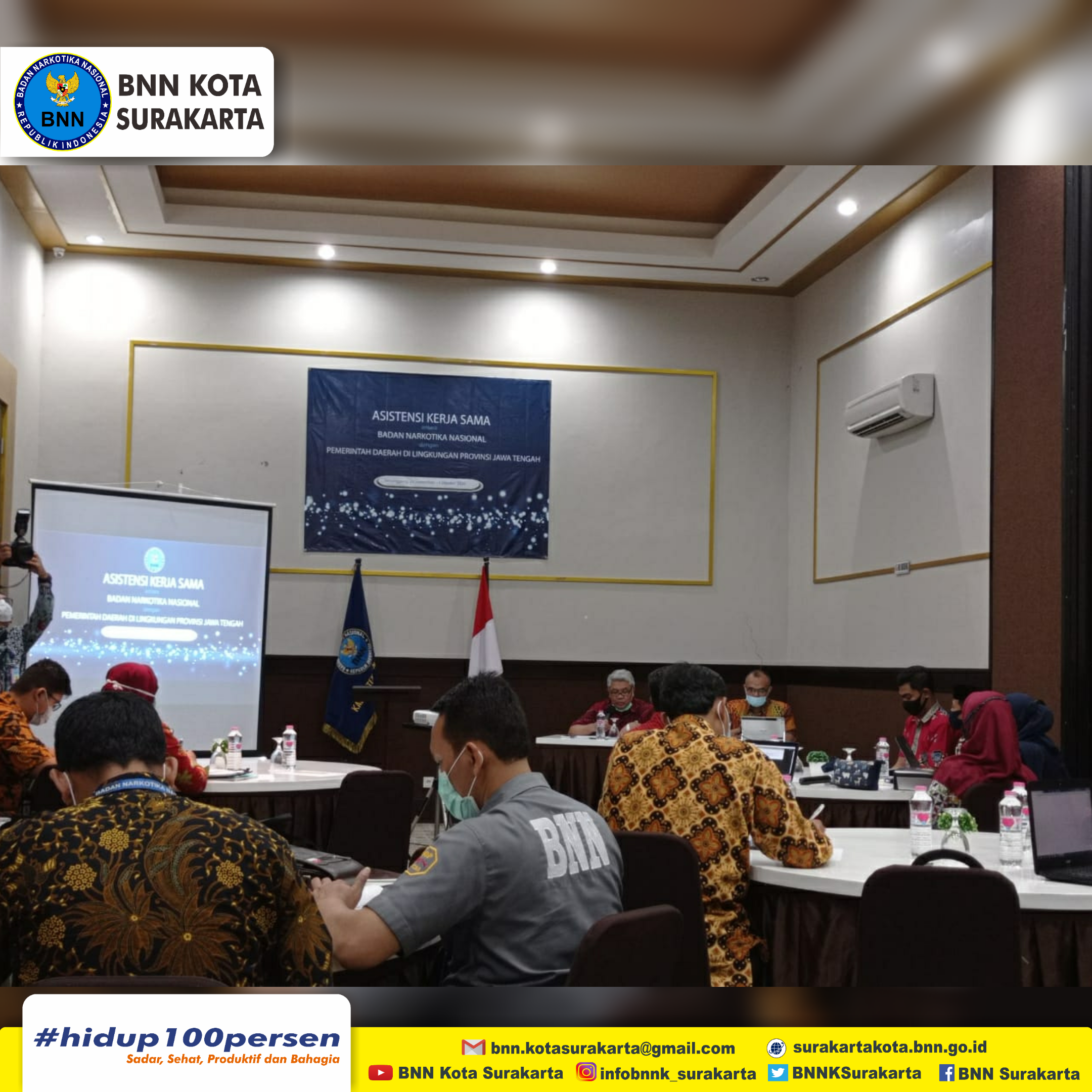 Asistensi Kerja Sama antara Badan Narkotika Nasional dengan Pemerintah Daerah di Lingkungan Provinsi Jawa Tengah Asistensi Kerja Sama antara Badan Narkotika Nasional dengan Pemerintah Daerah di Lingkungan Provinsi Jawa Tengah