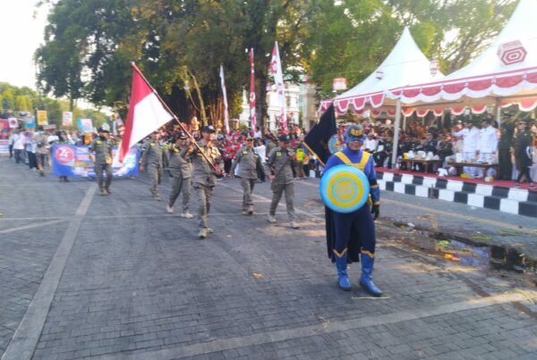 kegiatan Kirab Pawai Pembangunan HUT RI Ke-74 Kota Surakarta.
