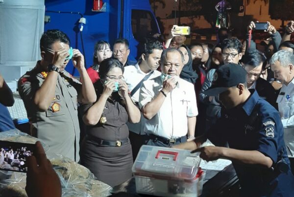 Kegiatan Pemusnahan Barang Bukti Narkoba Berupa Ganja 50 kg