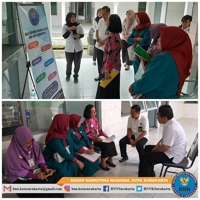 Rapat Koordinasi Tingkat Kota dalam rangka Survey Lapangan/Visitasi dari Tim Teknis Perijinan Bidang Kesehatan tentang Perijinan Pendirian Klinik Pratama BNN Kota Surakarta Rapat Koordinasi Tingkat Kota dalam rangka Survey Lapangan/Visitasi dari Tim Teknis Perijinan Bidang Kesehatan tentang Perijinan Pendirian Klinik Pratama BNN Kota Surakarta