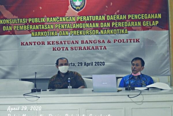 Konsultasi Publik Raperda Fasilitasi P4GN Kota Surakarta