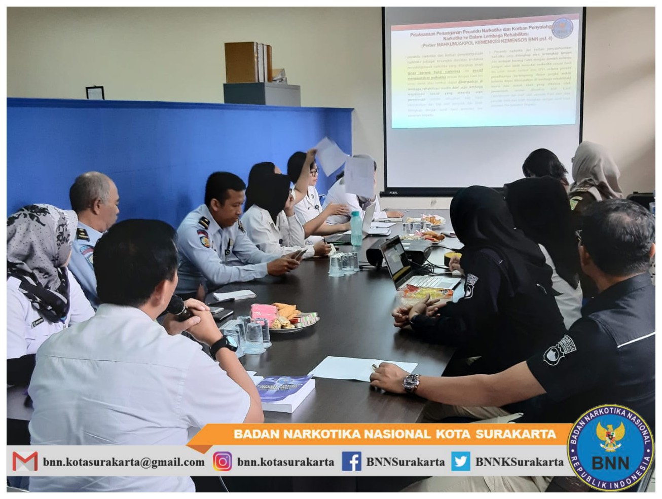 Rapat Tim Asesmen Terpadu BNN Kota Surakarta Rapat Tim Asesmen Terpadu BNN Kota Surakarta