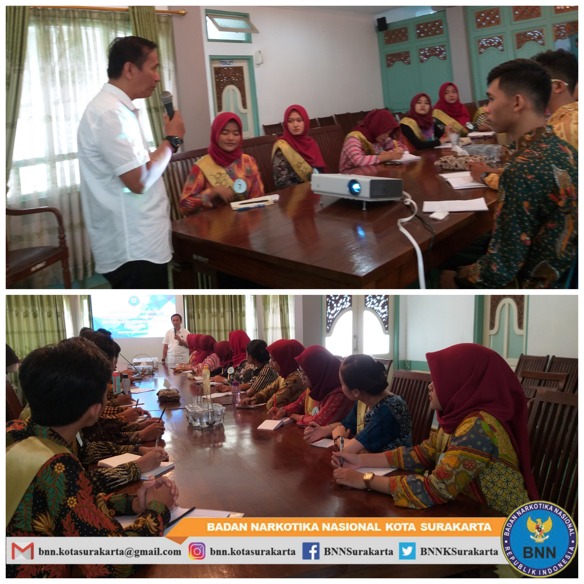 BNN Kota Surakarta Berikan Pembekalan Finalis Duta Genre BNN Kota Surakarta Berikan Pembekalan Finalis Duta Genre