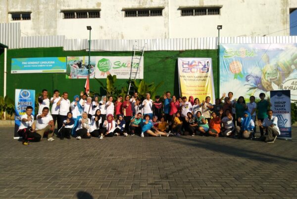 Kegiatan Senam bersama menyambut HANI 2019.