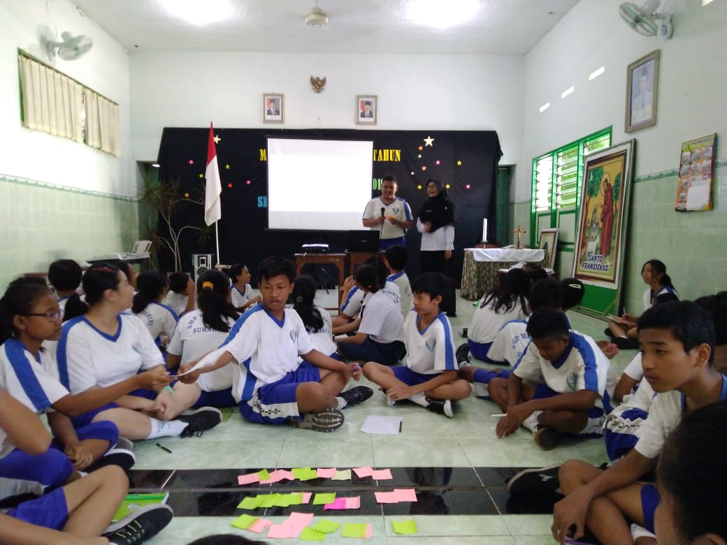Kegiatan sosialisasi P4GN di lingkungan pendidikan Kegiatan sosialisasi P4GN di lingkungan pendidikan