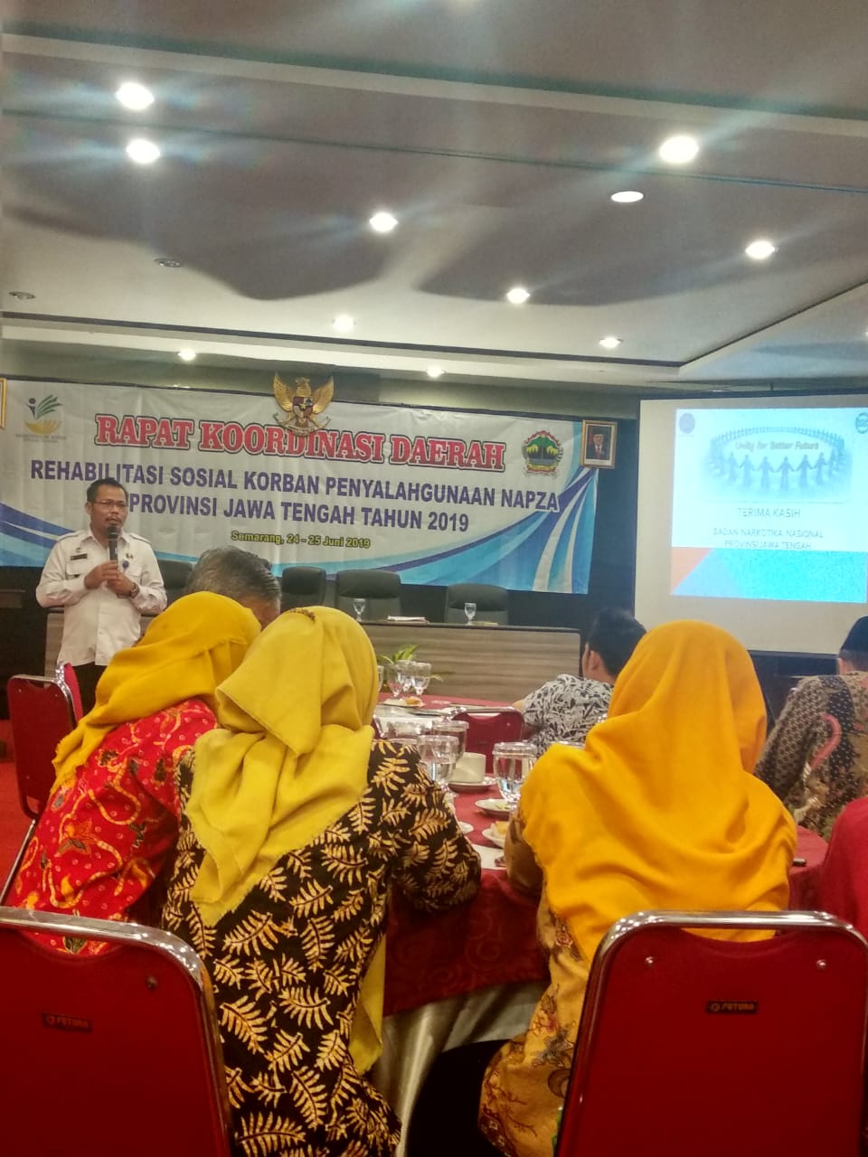 Kegiatan Rapat Koordinasi Daerah Rehabilitasi Sosial korban Penyalahgunaan Napza Propinsi Jawa Tengah Tahun 2019. Kegiatan Rapat Koordinasi Daerah Rehabilitasi Sosial korban Penyalahgunaan Napza Propinsi Jawa Tengah Tahun 2019.