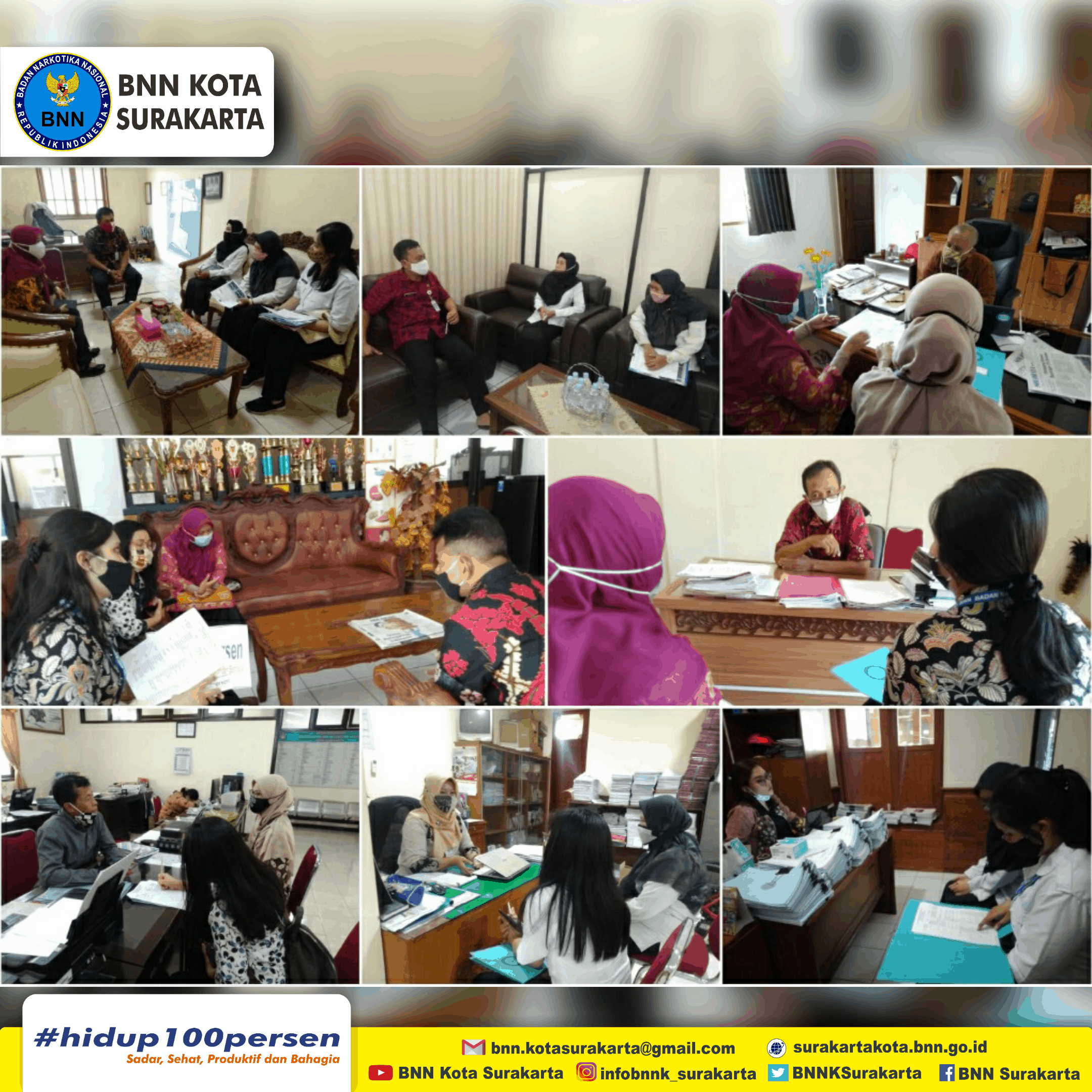 Supervisi Pelaksanaan Advokasi Pembangunan Berwawasan Anti Narkoba BNN Kota Surakarta Supervisi Pelaksanaan Advokasi Pembangunan Berwawasan Anti Narkoba BNN Kota Surakarta