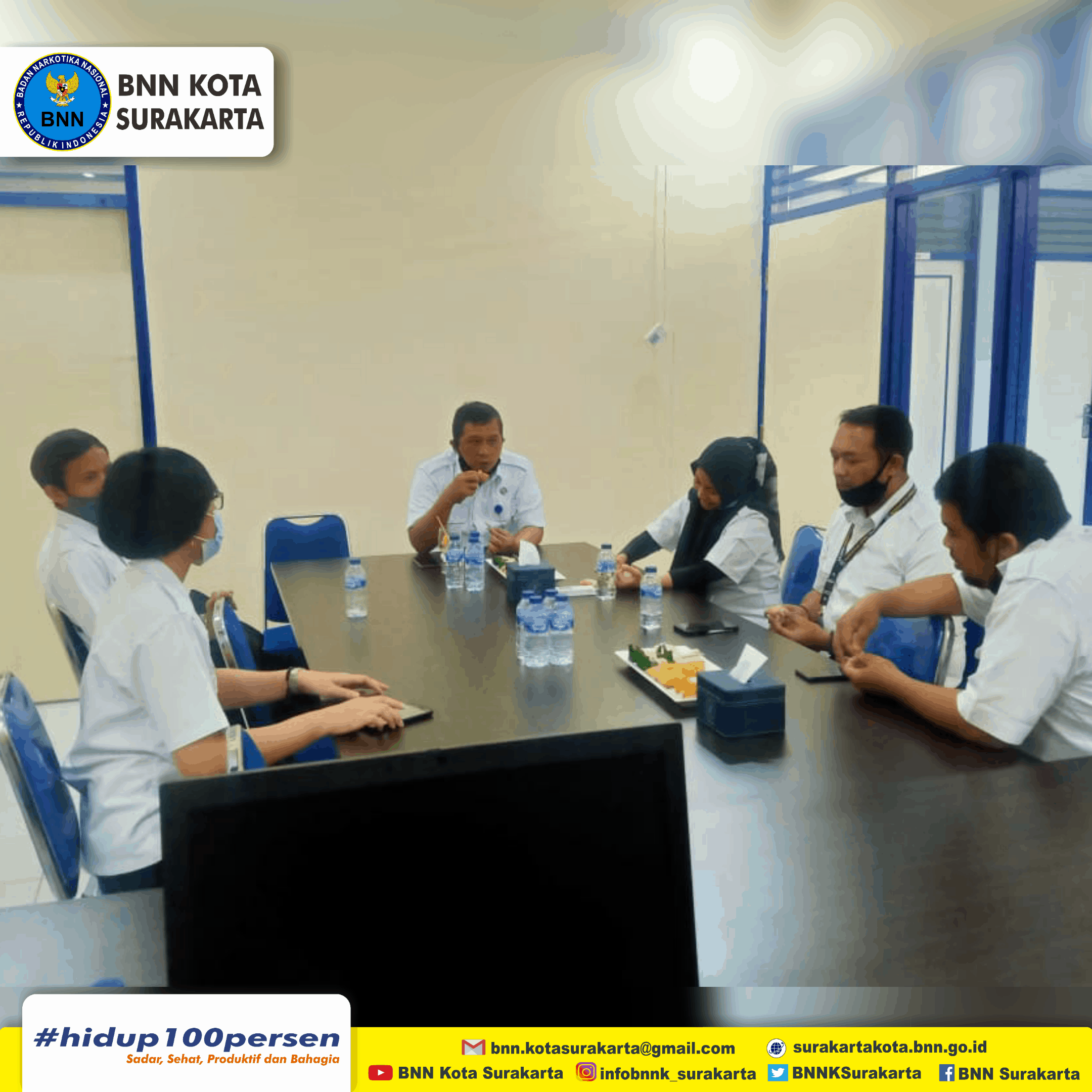 Kunjungan Kerja Kepala BNNP DIY ke Kantor BNNK Surakarta