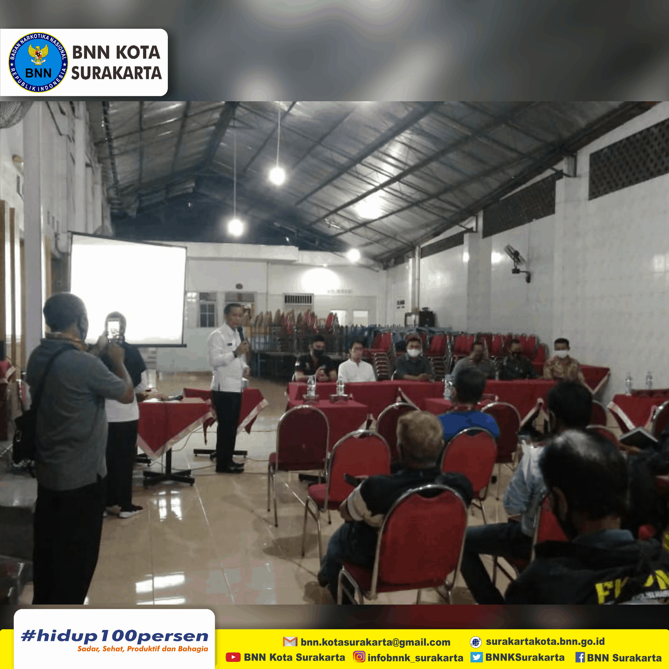 Diseminasi Informasi P4GN Kepada Masyarakat di Lingkungan Kelurahan Kemlayan