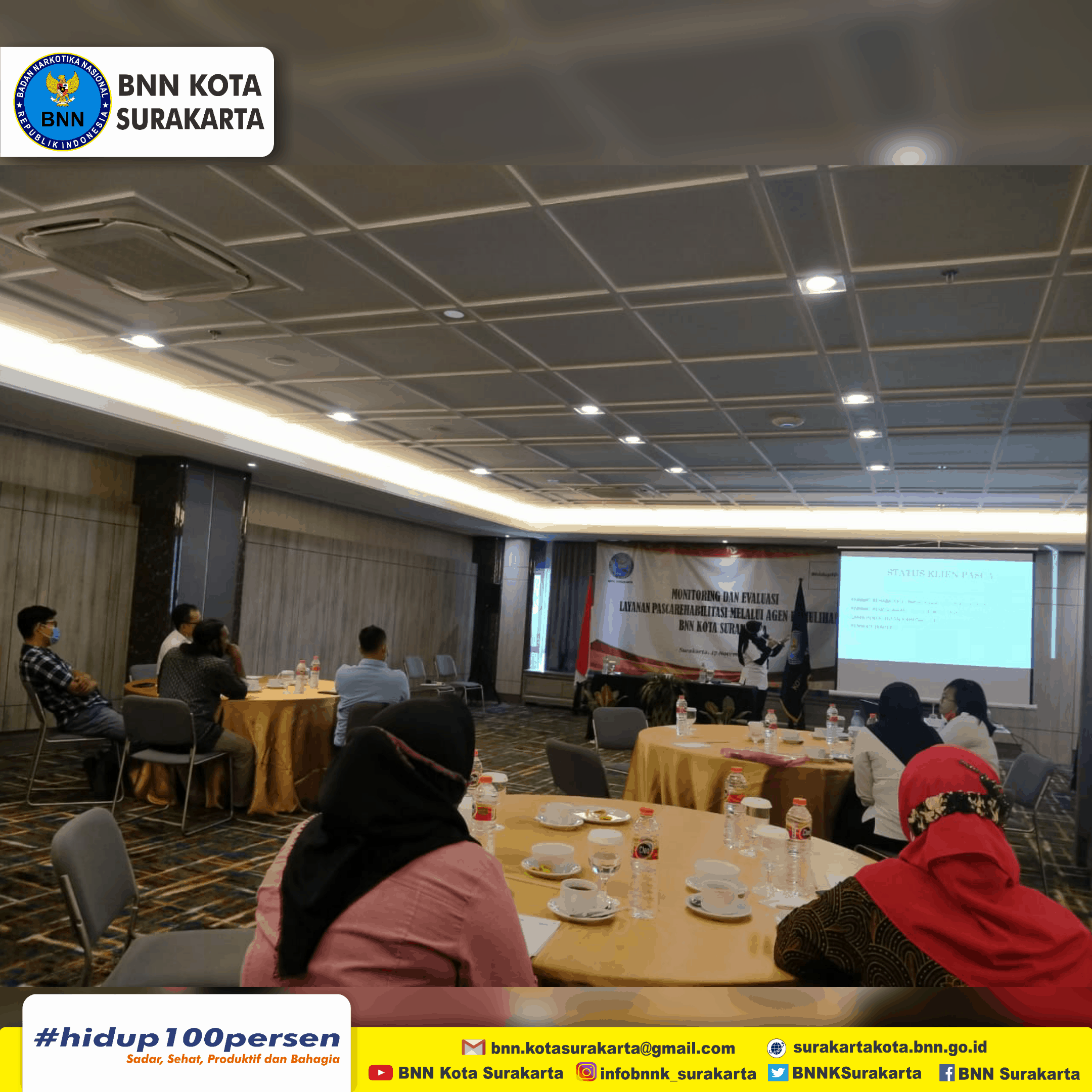 Monitoring dan Evaluasi Layanan Pascarehabilitasi Melalui Agen Pemulihan