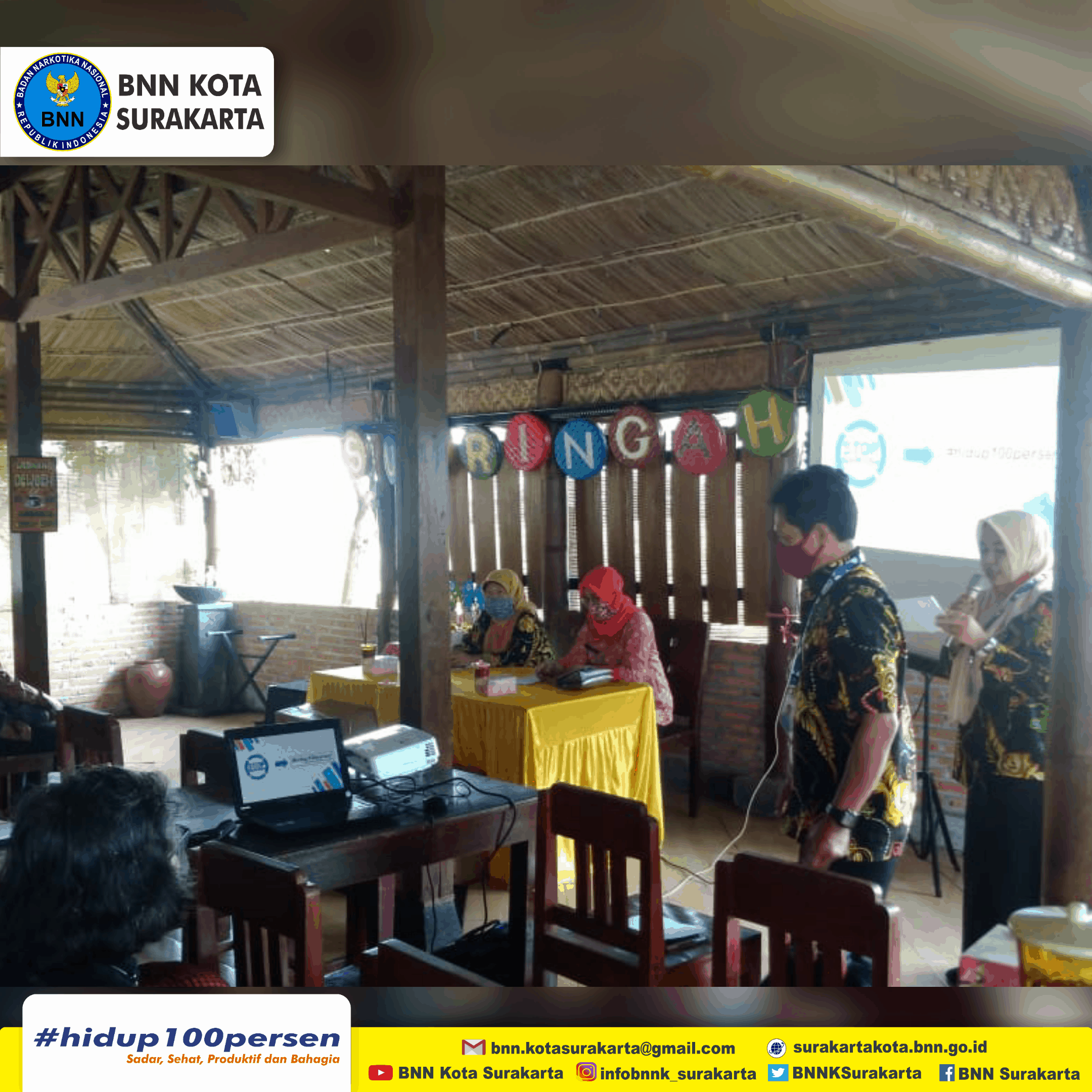 Diseminasi Informasi P4GN Dalam Rakor KB DPP dan KP tingkat Kecamatan Laweyan Diseminasi Informasi P4GN Dalam Rakor KB DPP dan KP tingkat Kecamatan Laweyan