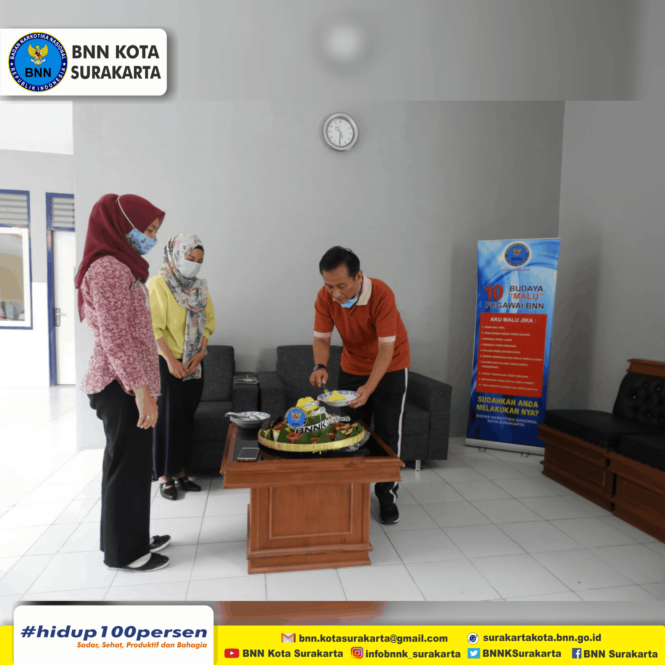 Peringatan HUT Korpri dan HUT BNNK Surakarta Peringatan HUT Korpri dan HUT BNNK Surakarta