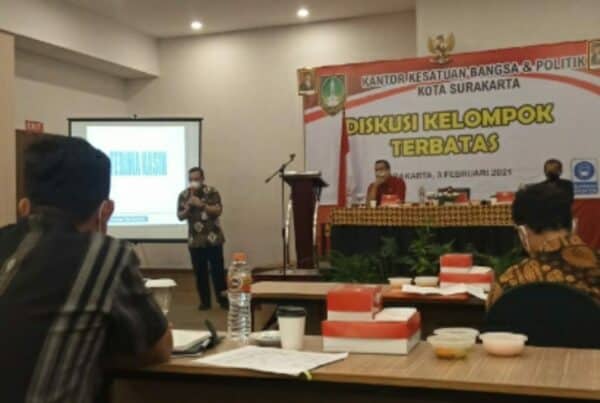 Kepala BNN Kota Surakarta Menghadiri Diskusi Kelompok Terbatas Kesbangpol Kota Surakarta