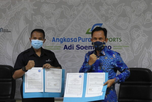 Penandatanganan Nota Kesepahaman Antara BNN Kota Surakarta dengan PT.Angkasa Pura I Bandar Udara Internasional Adi Sumarmo
