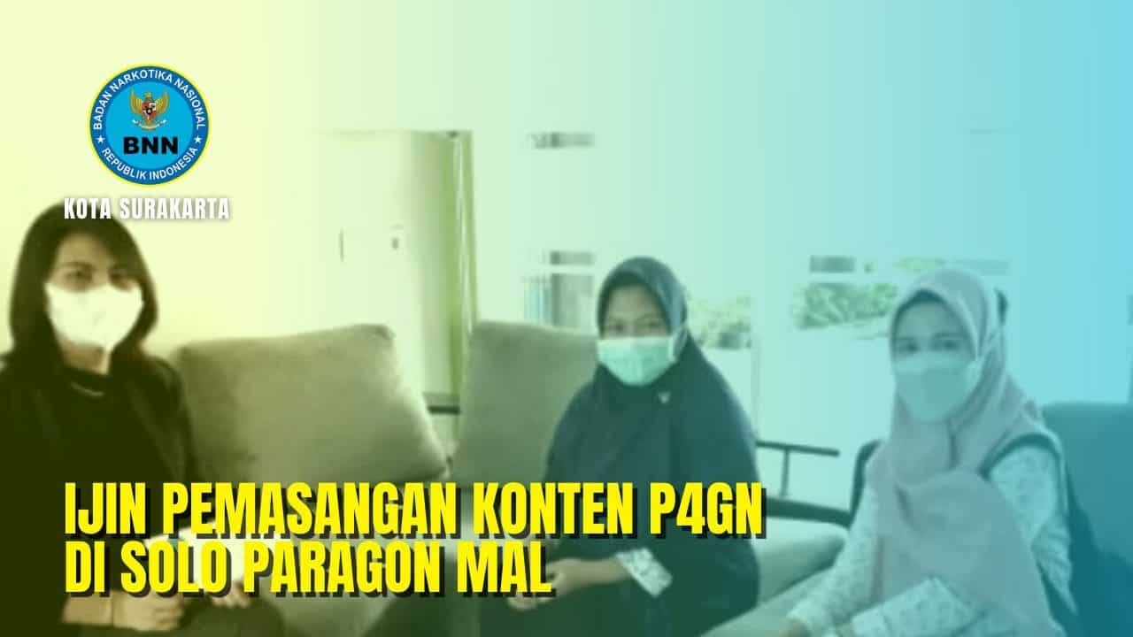 Izin Pemasangan Konten P4GN di Solo paragon Mall Izin Pemasangan Konten P4GN di Solo paragon Mall