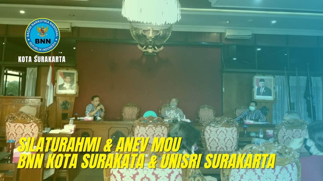 Kepala BNN Kota Surakarta Melaksanakan Silaturahmi dan Anev MOU Dengan Universitas Slamet Riyadi Surakarta Kepala BNN Kota Surakarta Melaksanakan Silaturahmi dan Anev MOU Dengan Universitas Slamet Riyadi Surakarta