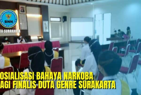BNNK Sosialisasi Bahaya Penyalahgunaan Narkoba pada Finalis Duta Genre Surakarta