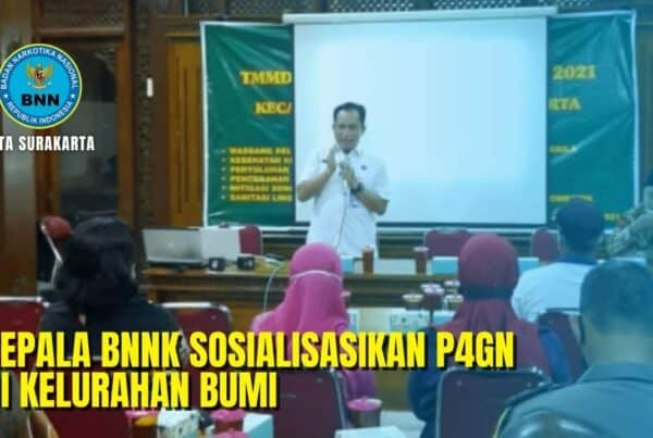 Kepala BNNK Sosialisaikan Program P4GN di Kelurahan Bumi
