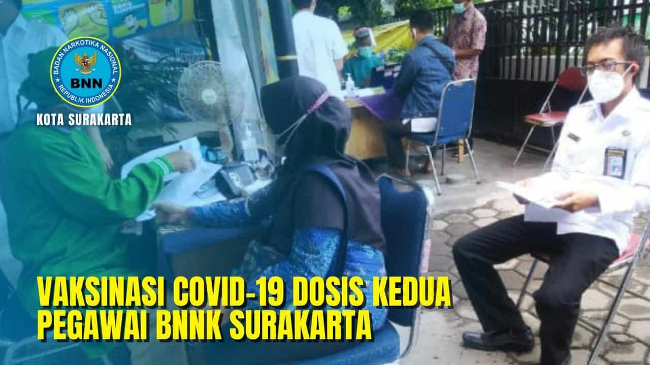 Pegawai BNNK Surakarta Melaksanakan Vaksinasi Covid-19 Dosis Kedua Pegawai BNNK Surakarta Melaksanakan Vaksinasi Covid-19 Dosis Kedua