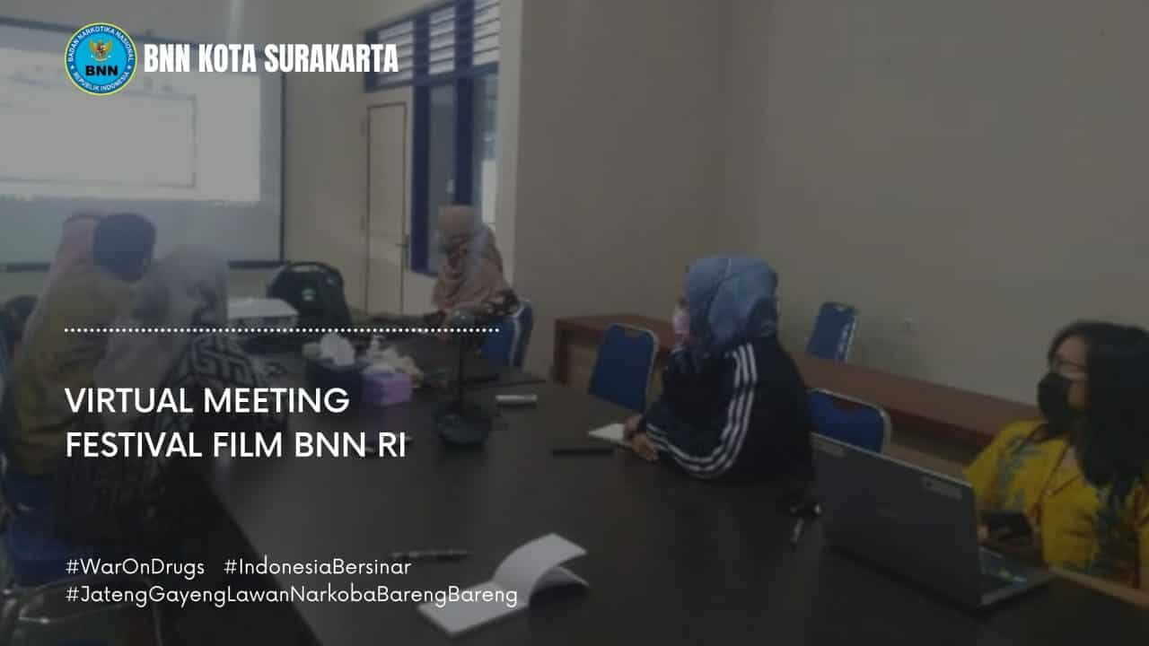 Virtual Meeting Pembahasan Festival Film BNN RI Virtual Meeting Pembahasan Festival Film BNN RI