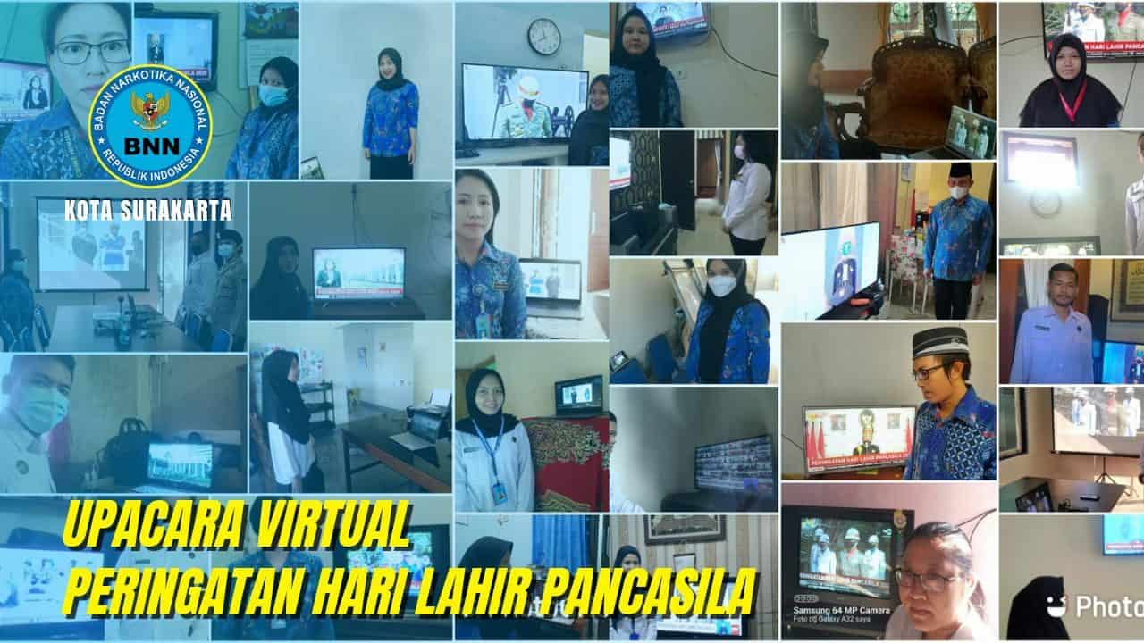 BNNK Surakarta Mengikuti Upacara Virtual Peringatan Hari Lahir Pancasila BNNK Surakarta Mengikuti Upacara Virtual Peringatan Hari Lahir Pancasila