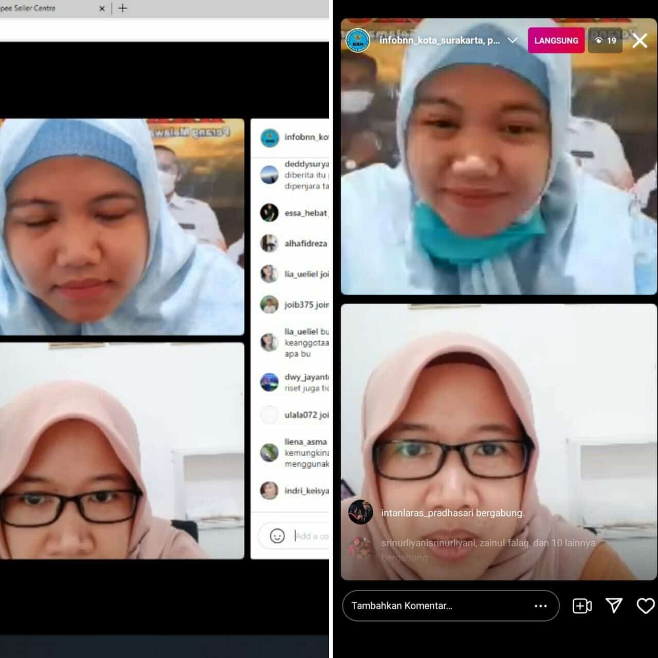 Live Instagram : PUSPAGA Kota Surakarta Bersama BNNK Surakarta Live Instagram : Puspaga Kota Surakarta Bersama BNNK Surakarta