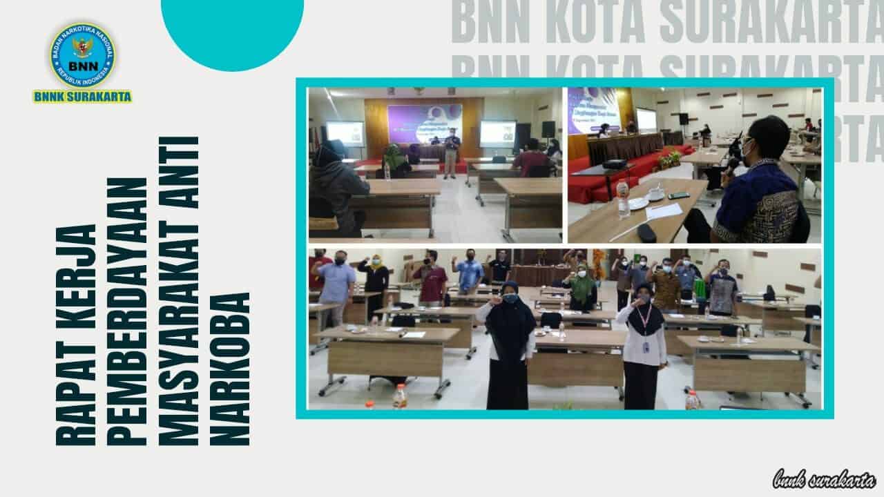 Rapat Kerja Pemberdayaan Masyarakat Anti Narkoba di Lingkungan Kerja Swasta