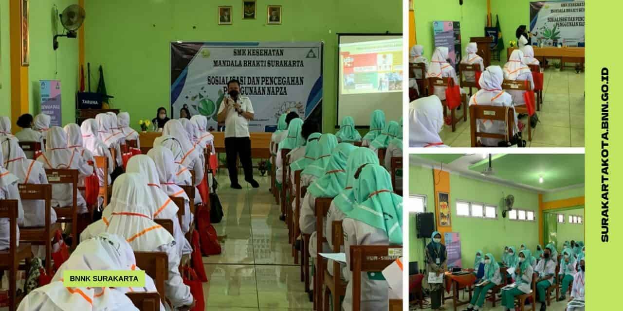 Sosialisasi Bahaya Penyalahgunaan Narkoba pada SMK Kesehatan Mandala Bhakti Kota Surakarta