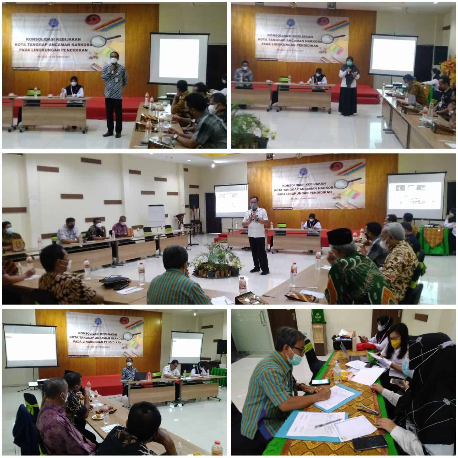 Konsolidasi Kebijakan Kota Tanggap Ancaman Narkoba pada Lingkungan Pendidikan Konsolidasi Kebijakan Kota Tanggap Ancaman Narkoba pada Lingkungan Pendidikan