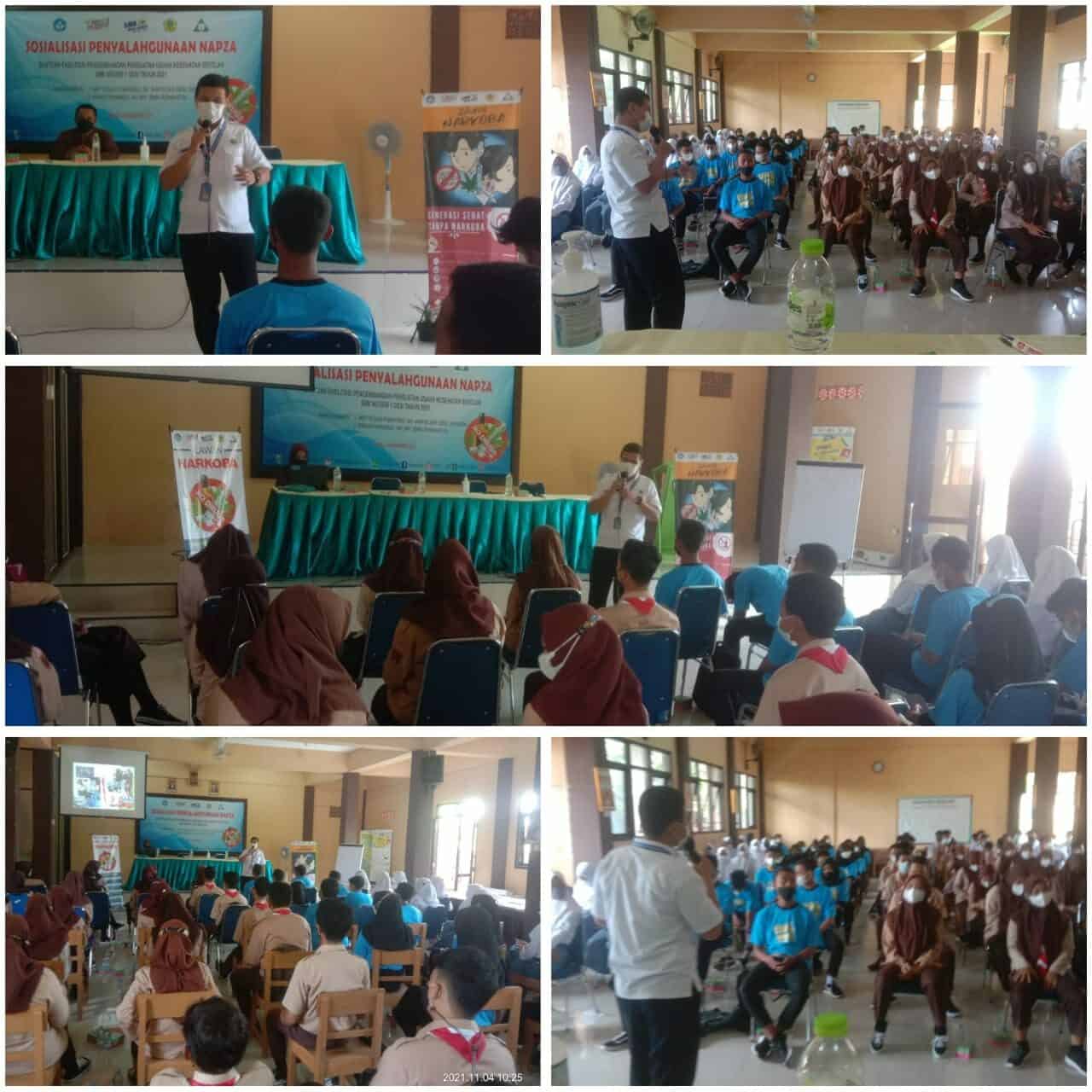 Sosialisasi Penyalahgunaan NAPZA di SMK Negeri 1 Gesi Sosialisasi Penyalahgunaan NAPZA di SMK Negeri 1 Gesi