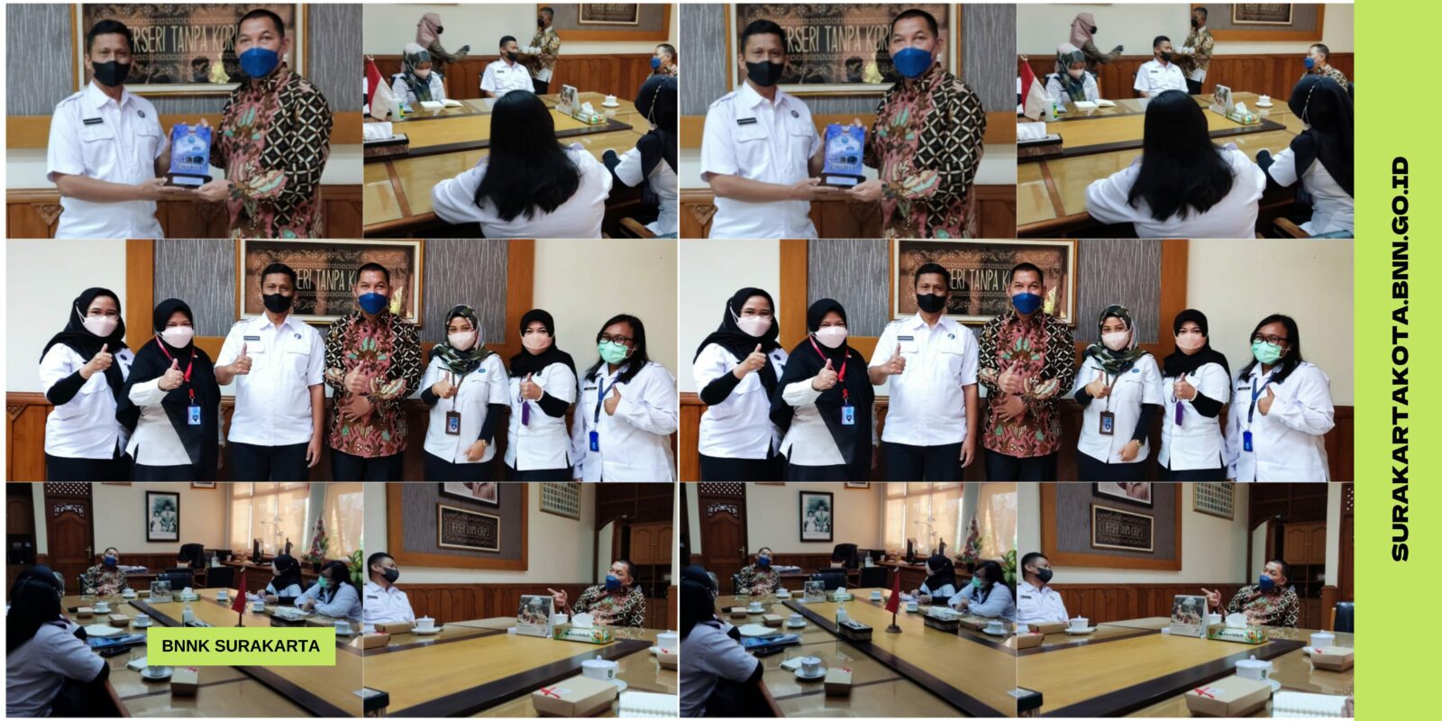 Kepala BNNK Surakarta Audiensi Dengan Wakil Walikota Surakarta