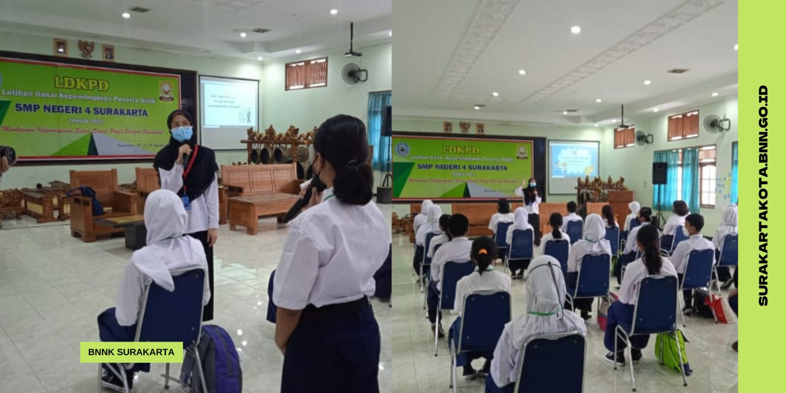 Sosialisasi P4GN Dalam Kegiatan LDKPD OSIS SMPN 4 Surakarta Sosialisasi P4GN Dalam Kegiatan LDKPD OSIS SMPN 4 Surakarta