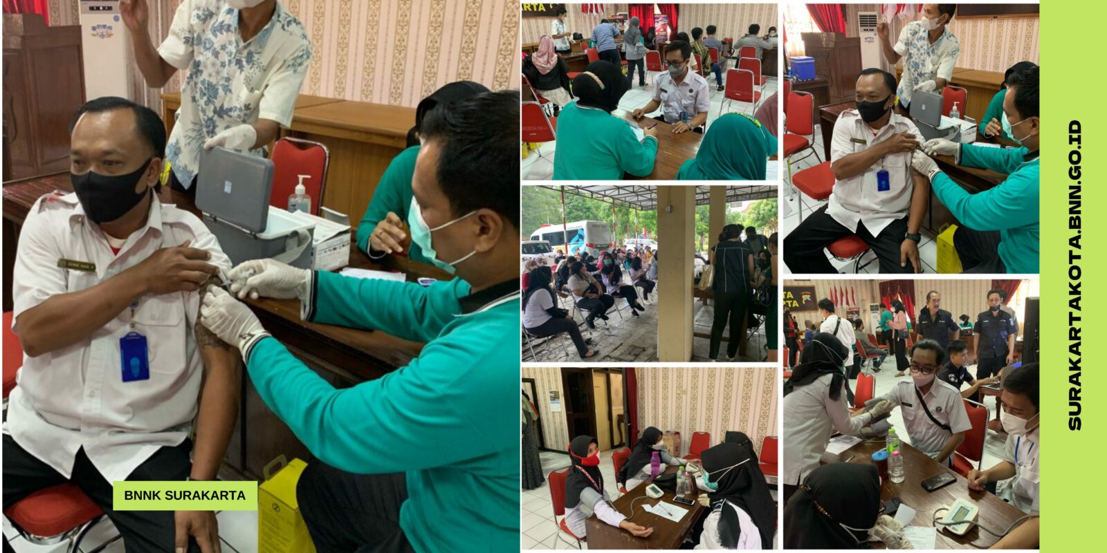 Vaksinasi Booster Pegawai BNNK Surakarta