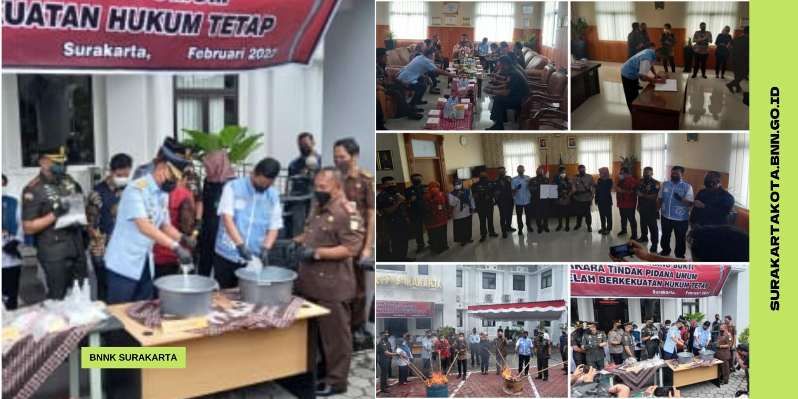 Pemusnahan barang bukti Perkara Tindak Pidana Umum Yang telah berkekuatan hukum tetap