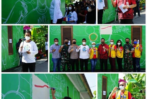 Informasi dan Edukasi P4GN Melalui Seni Mural Konsep Otomatis