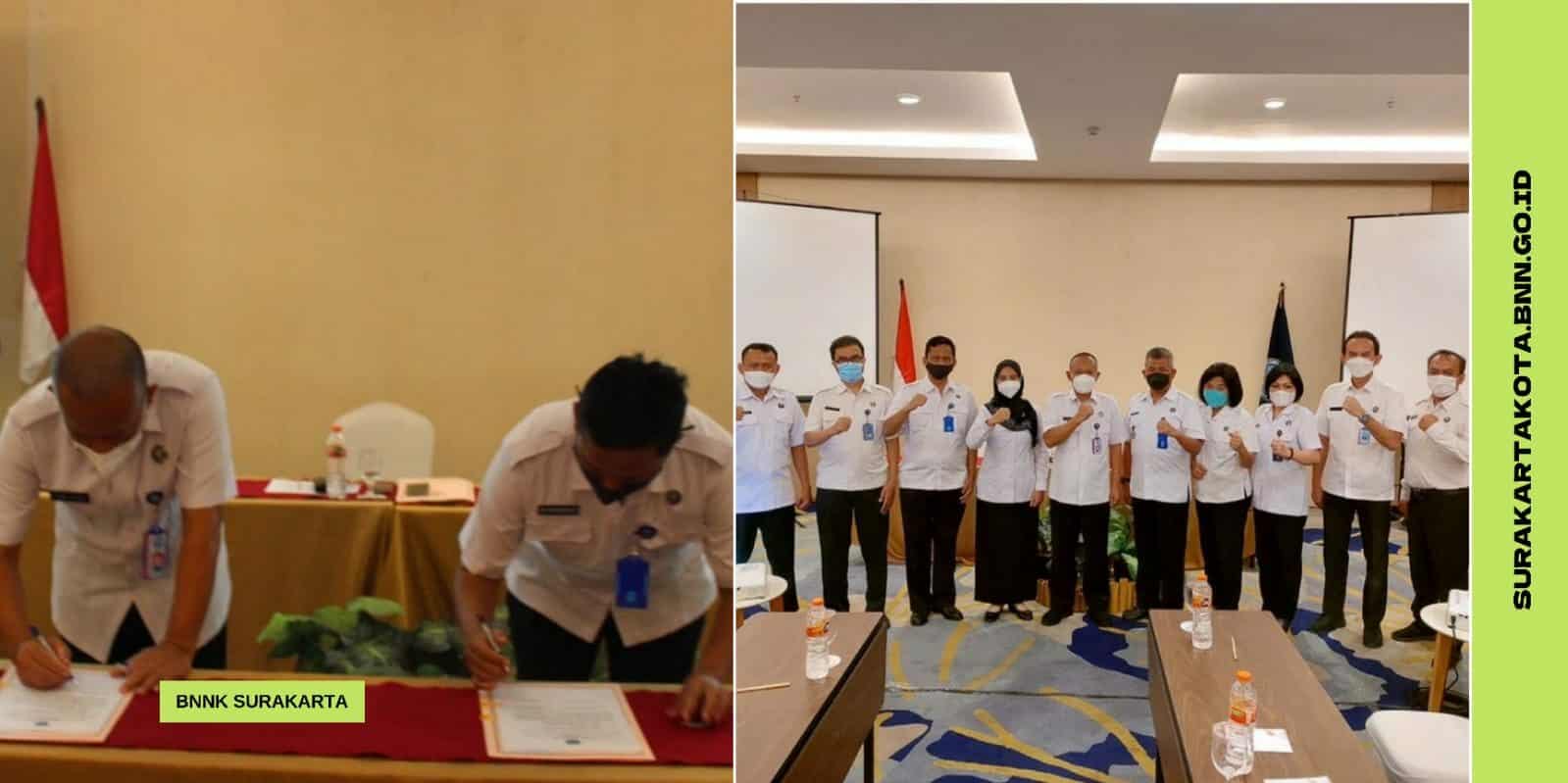 Penandatanganan Perjanjian Kinerja Kepala BNNK dan Sosialisasi Kode Etik dan Disiplin Pegawai di Lingkungan BNN Penandatanganan Perjanjian Kinerja Kepala BNNK dan Sosialisasi Kode Etik dan Disiplin Pegawai di Lingkungan BNN