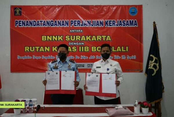 Penandatanganan Perjanjian Kerja Sama BNNK Surakarta Dengan Rutan Kelas IIB Boyolali