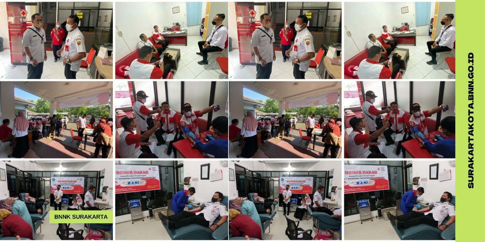Donor Darah Dalam Rangka Peringatan Hari Anti Narkotika Internasional (HANI) 2022 di Kabupaten Sragen Donor Darah Dalam Rangka Peringatan Hari Anti Narkotika Internasional (HANI) 2022 di Kabupaten Sragen