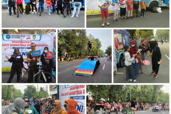 Sosialisasi P4GN di Car Free Day Kota Surakarta dalam rangka HANI 2022