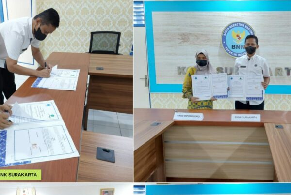 Penandatanganan Perjanjian Kerja Sama antara BNNK Surakarta dengan PAUD Terpadu Islam Diponegoro Surakarta