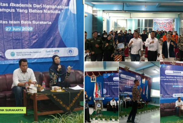 Penyuluhan P4GN Gerakan Mahasiswa Anti Narkoba (GAMAN) BEM KM UNIBA Surakarta